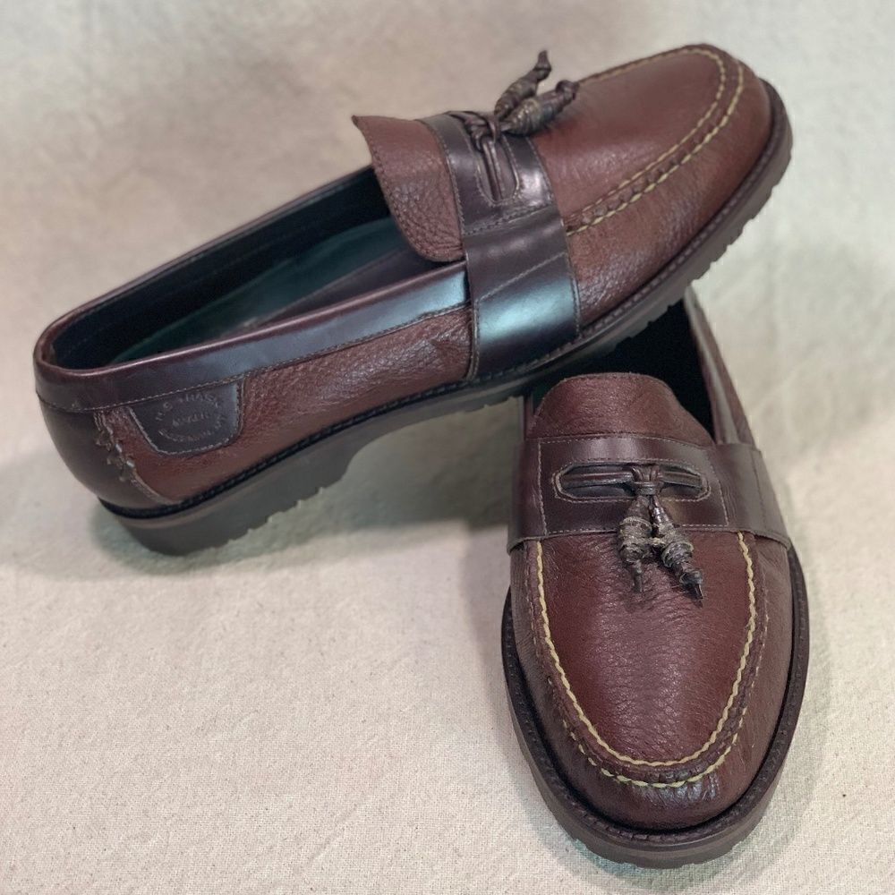 H.S. Trask Tassel Loafers Mens Size 9.5M - Picture 7 of 16